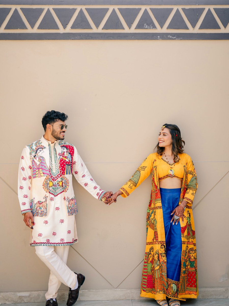 LV Haldi Outfit