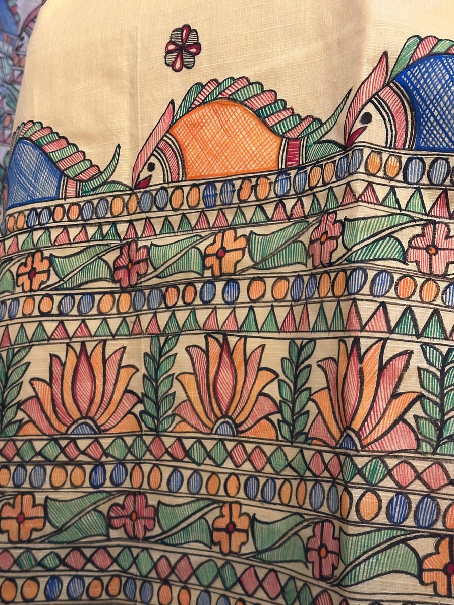 Richa Green Suit — Fish Motif, alternate view